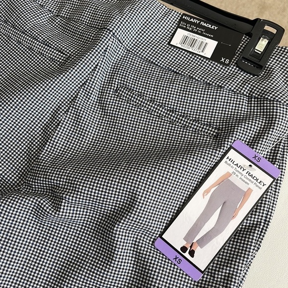 BIN#12 - HILARY RADLEY Women’s XSMALL Checkered Print Dress Pants - Picture 4 of 5